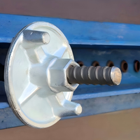 Barre de support réglable en acier laminé à chaud N16 pour coffrage de construction