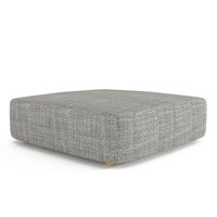 Tissu éponge Durable Anti-usure, grand Pouf carré surdimensionné, meuble de sol 4 places, grand canapé, Pouf pour zone d'attente
