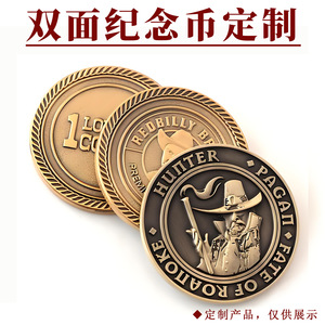 Moneda Conmemorativa Personalizada de Doble Cara, Medalla Coleccionable de Aleación Metálica para Exhibición - Product Image 4