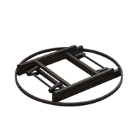 Tables pliantes d'extérieur modernes et durables pour banquets, mariages, fêtes et événements (Tables de jardin blanches)
