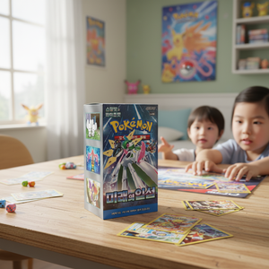 กล่องการ์ดโปเกมอน sv4m Future Flash Pack 30 ซอง ฉบับเกาหลี TCG สำหรับเด็ก ของขวัญ การ์ดสะสมจำนวนมาก เกมการ์ดแลกเปลี่ยน - Product Image 3