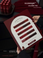 SUUSEEGEL 2026 Nouvelle série rouge de 20 couleurs, ensemble de gels à ongles de couleur unie, gel UV de haute qualité non toxique pour salon de manucure, vente en gros ODM/OEM