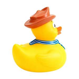 Jouets de bain et de jeu aquatique pour enfants en gros, jouets éducatifs, petits canards jaunes sur le thème du cowboy - Product Image 3