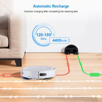 OEM/ODM Aspirateur robot intelligent automatique 3 en 1 à forte aspiration pour la maison, auto-rechargeable, nettoyage et balayage pour hôtel