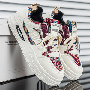 Zapatillas Casuales con Plataforma para Hombre, Primavera 2026, Diseño Floral Transpirable, Zapatos Cómodos para Caminar - Product Image 4