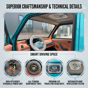 Camioneta Eléctrica Robusta de 3000W con Batería de Litio Ternaria, Velocidad Máxima de 45km/h, <span class=keywords><strong>Precio</strong></span> de Fábrica al por Mayor, Diseño Personalizable, Tamaño Ajustable - Product Image 4