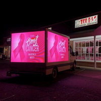 Camion publicitaire mobile LED couleur pleine P6, panneau LED mobile, affichage LED extérieur