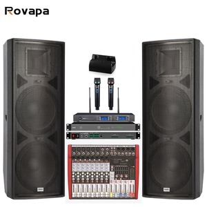 Subwoofer Pasivo Doble de 15 Pulgadas y 600W, Altavoz Profesional de Rango Completo para Escenarios, Bodas, DJ, Alta Potencia, Audio de Alta Resolución, Sonido de Bajos - Product Image 1
