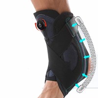 Attelle de cheville réglable avec bouton pour hommes et femmes, protection sportive pour entorse de la cheville et fasciite plantaire