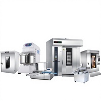 Four de Cuisson Commercial à Circulation d'Air Chaud Rotatif pour Pains, Gâteaux de Lune et Produits Croustillants, Chauffage Électrique/Bois 9500W