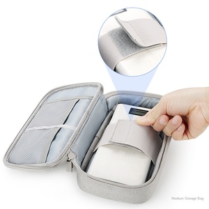 Travel Portable Sustainable Fabric Digital Accessories Storage Bag Organizer for Mobile Phone <b>U</b> Disk Charging Bank & Data Cable - Product Image 2