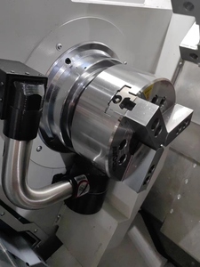 Tour automatique HT5 - Centre de tournage horizontal à banc incliné robuste avec système Fanuc 3 axes haute précision - Product Image 2