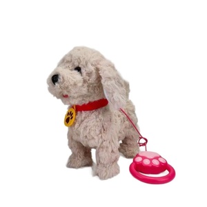 Chiot <span class=keywords><strong>qui</strong></span> sort la langue, léche le chien Teddy, jouet électrique pour chien <span class=keywords><strong>qui</strong></span> aboie à la touche, avec sons réalistes de parlage <span class=keywords><strong>et</strong></span> de <span class=keywords><strong>marche</strong></span> - Product Image 1