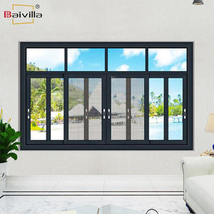 <span class=keywords><strong>Fenêtres</strong></span> coulissantes en aluminium <span class=keywords><strong>à</strong></span> <span class=keywords><strong>double</strong></span> <span class=keywords><strong>vitrage</strong></span> certifiées australiennes, norme AS2047, style de conception européen, <span class=keywords><strong>isolation</strong></span> thermique - Product Image 4