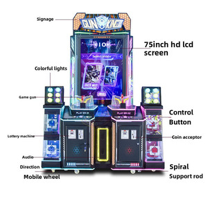 Máquina Arcade <span class=keywords><strong>de</strong></span> Doble Pistola para 2 Jugadores |   Juego <span class=keywords><strong>de</strong></span> disparos operado con monedas con pantalla HD |   Batalla Inmersiva para Centros <span class=keywords><strong>de</strong></span> <span class=keywords><strong>Juegos</strong></span> y Parques <span class=keywords><strong>de</strong></span> Atracciones - Product Image 4