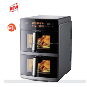 <span class=keywords><strong>Friggitrice</strong></span> ad aria a 2 cestelli a doppio carrello con doppio cassetto a doppio cassetto, con 2 cestelli indipendenti - Product Image 4
