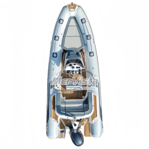 Bateau de pêche CE 19 pieds 5.8m Luxury Sport Orca Hyplaon Rib Boat avec plongeoir et échelle de bain à vendre - Product Image 4