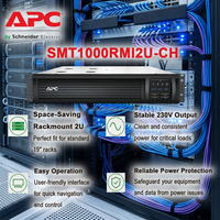 Schneider APC SMT1000RMI2U-CH Onduleur intelligent monophasé 1000VA/700W 2U en rack avec batterie au plomb-acide pour mini-servers et hubs réseau