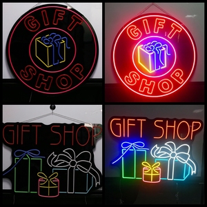 Personalizado 40cm 50cm 60cm círculo E Rgb humo tienda logo signo letra neón iluminado luz publicidad acrílico tablero signo <span class=keywords><strong>bar</strong></span> <span class=keywords><strong>Stor</strong></span> - Product Image 5