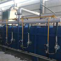 Treillis métallique en fer galvanisé de haute qualité faisant la machine à chaud équipement de galvanisation au zinc ligne de production usine de zingage