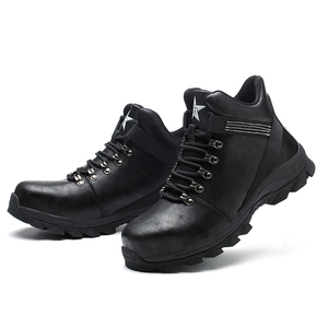 Zapatos de seguridad resistentes al agua para todas las estaciones unisex con punta de acero Botas de senderismo para hombres y mujeres para trabajo al aire libre - Product Image 2