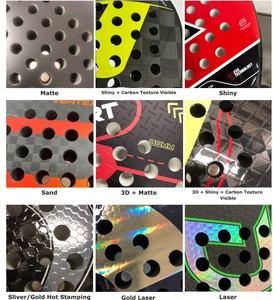 Giá tốt nhất <span class=keywords><strong>2025</strong></span> OEM 12K sợi carbon padel vợt với EVA bọt Core Tùy chỉnh màu sắc & hình dạng kim cương - Product Image 3