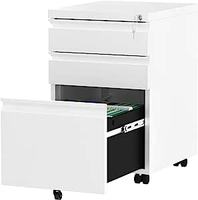 Achat en gros pour le commerce extérieur : Armoire mobile multifonctionnelle avec tiroirs verrouillables pour bureau et domicile