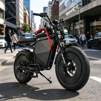 Vélo Électrique HIMOTO Black Warrior avec Pneus Larges, Moteur Arrière à Assistance au Pédalage, Batterie Lithium 48V, Vélo de Banlieue Européen Black Knight