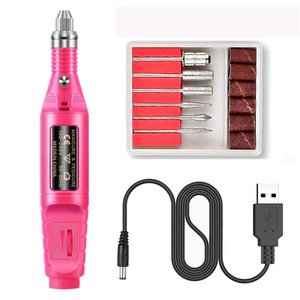 USB Nail <b>Drill</b> 54W Dryer Lamp Dotting Pen Brush File Rhinestone Set for Salon Manicure Nail Art - Product Image 2