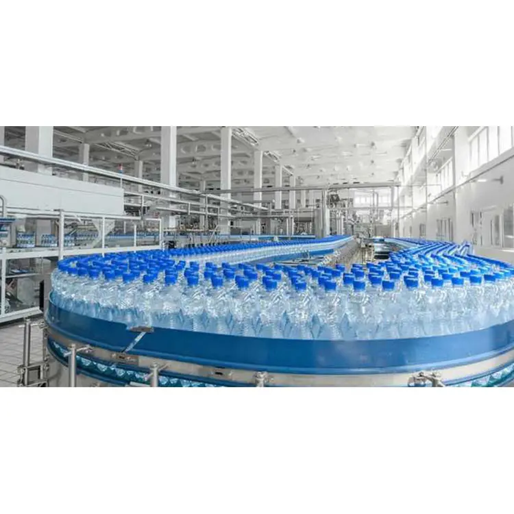 سعر المصنع كامل التلقائي المياه المعدنية/نقية مصنع زجاجات مياه ، ماكينة تعبئة المياه