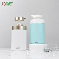 Flacon pompe en PET givré de qualité supérieure 500 ml avec pompe à col doré pour lotion, shampoing, gel douche, en stock, logo personnalisé, articles d'accueil pour hôtel
