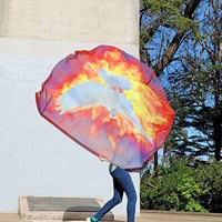 Drapeaux de culte pour la danse, la louange en église, les célébrations, les bannières de scène, Banderas De Danza Cristiana