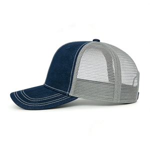 Casquette de baseball trucker en jean à 6 panneaux, respirante et ajustable, idéale pour le golf, la randonnée et le quotidien - Product Image 2