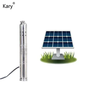 Kary 12v 举起 20m 2000l/h 1英寸出口直流太阳能潜水无刷水泵灌溉