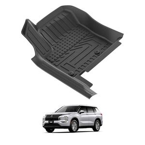 พรมปูพื้น TPE เสื่อสีดําพร้อมแผ่นด้านหลังออโต้ TXR อุปกรณ์ตกแต่งภายในไดรฟ์ซ้ายสําหรับ <span class=keywords><strong>MITSUBISHI</strong></span> <span class=keywords><strong>Outlander</strong></span> 2023- - Product Image 5