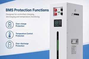 แบตเตอรี่ LiFePO4 20kWh 400Ah 51.2V พร้อม BMS อัจฉริยะสำหรับใช้ในบ้านสำรอง - Product Image 3