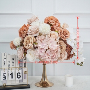 Silk Flower Ball 40cm <b>Artificial</b> Large 3d pink Rose <b>hydrangea</b> Wedding Flower Balls for Arrangement Centerpieces Decoration - Product Image 2
