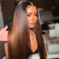 Perruques sans colle en cheveux indiens bruts, densité 300%, vente en gros, perruques Lace Front, perruques brésiliennes en cheveux humains ondulés bouclés, perruques Full Lace Frontal