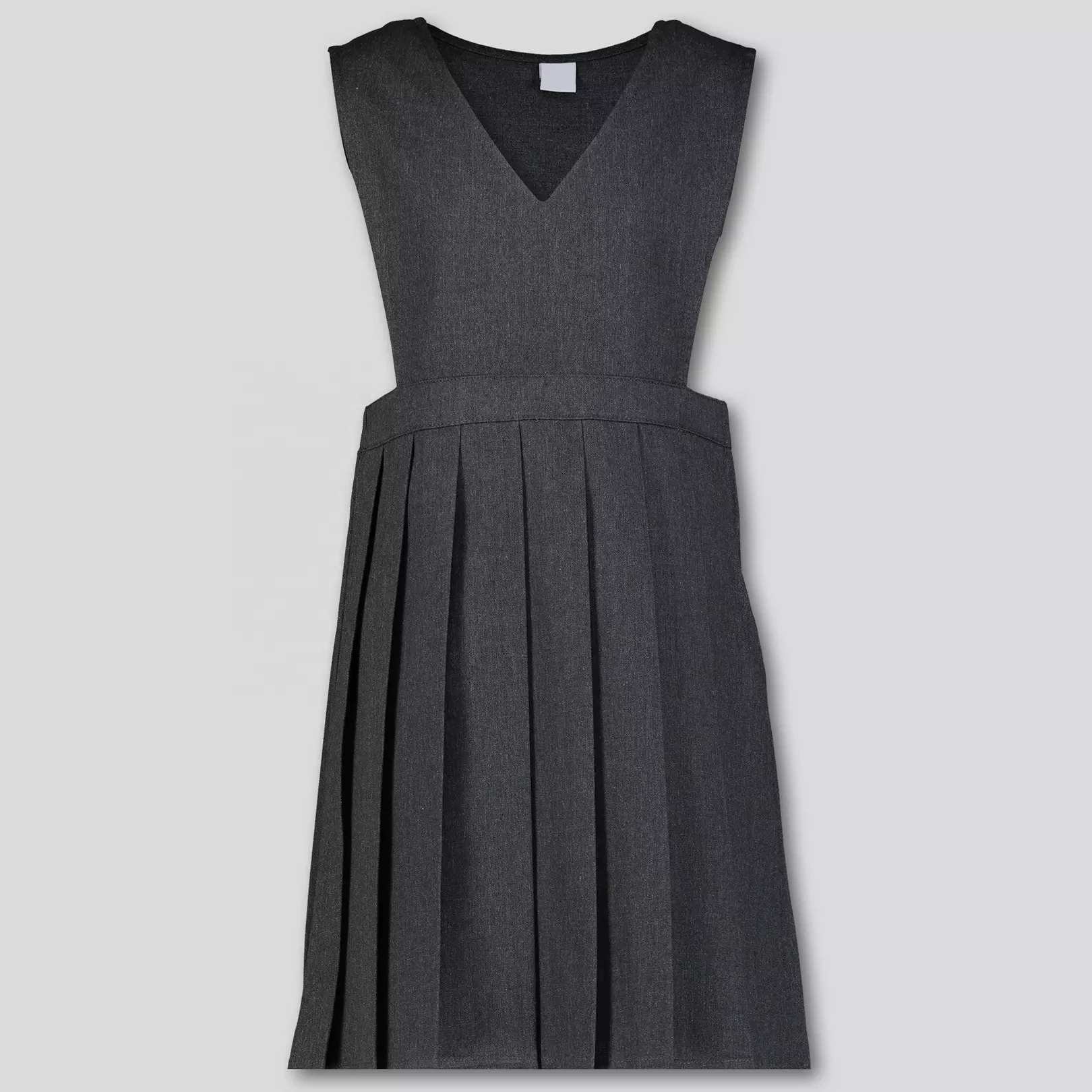 Grey Pinafore Dress - High Quality School Uniform for Girls
