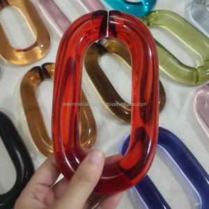 Chaîne en acrylique moderne personnalisée Accents muraux faits à la main en résine ornementale moderne suspendue pour la décoration intérieure Diwali Festival Ready - Product Image 5