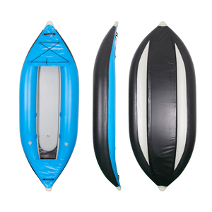 Barco inflable con pedales para 1 persona, moderno asiento individual para Kayak, canoa, pesca, barato, novedad - Product Image 2
