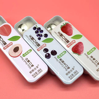 Wholesale Fruit Flavor Sugar Free Mint Candy Flavor Fresh Breath Peach Mint Candy