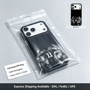 <span class=keywords><strong>Coque</strong></span> de protection antichoc transparente en TPU avec vue arrière de joueur de football noir et blanc n°<span class=keywords><strong>11</strong></span> pour <span class=keywords><strong>iPhone</strong></span> 17 16 15 14 13 <span class=keywords><strong>Pro</strong></span> Max - Product Image 5