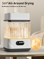 Chauffe-biberon électrique intelligent LED multifonction, sécheuse domestique et stérilisateur à vapeur haute température en une seule étape
