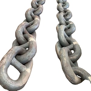 Cadena de Anclaje Soldada Maxplus U2 U3, Zincada/Plaina, para Amarre de Barcos, Cadena de Eslabones Abiertos, Cadena de Anclaje Marina, Forjada por Caída - Product Image 1