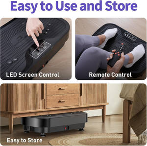 Wellshow Sport Vibration Plate Ejercicio Machine9 Modos Entrenamiento de todo el cuerpo Vibrating Fitness Platform para perder peso y dar forma - Product Image 6