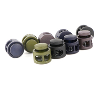 Vente chaude mousqueton corde fin en plastique cordon bascule réglable cordon bouchon cordon serrure