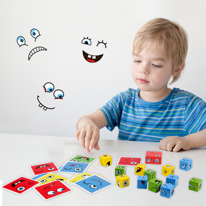 Expresiones de madera Juguete Juguetes educativos Caja de hierro 3D rompecabezas bloques de construcción <span class=keywords><strong>versus</strong></span> juguetes educativos para niños - Product Image 1