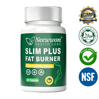 Complément Neewwon Thé Vert Brûleur de Graisse Amincissant Nettoyant Probiotiques Détox Capsules d'Extrait de Thé Vert Métabolisme Nutritionnel
