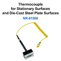 Thermocouple for Stationary Surfaces and Die-Cast Steel Plate Surface Handheld Surface Thermocouple Probe Various Specifications